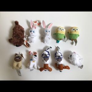 Lot of 10 The Secret Life of Pets plush from McD